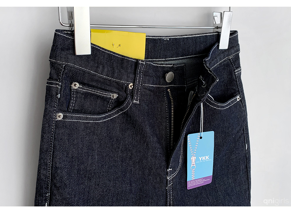 3TYPEステッチラインストレートデニムパンツ | レディースファッション