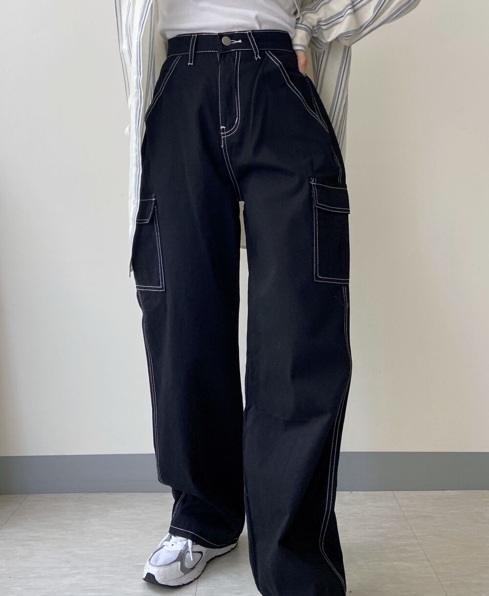 フィリップリム　 ステッチ入りカーゴパンツ ステッチカーゴワイドパンツ | レディースファッション通販 - DHOLIC