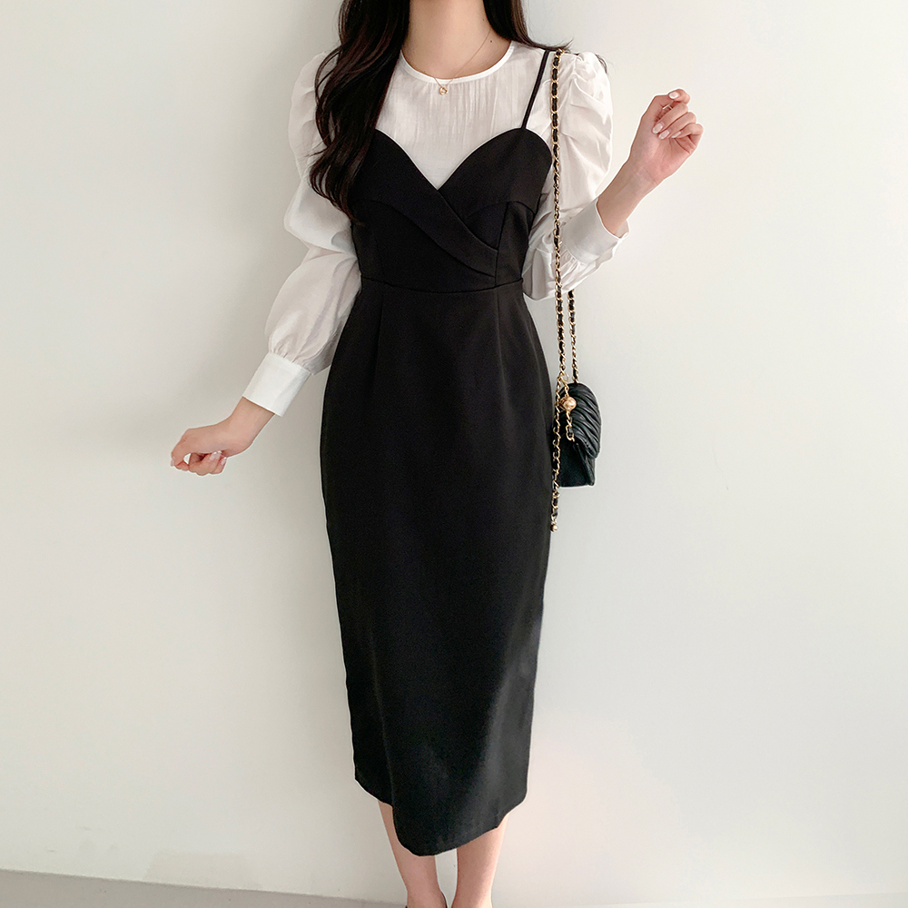 ハートネックキャミワンピース | レディースファッション通販 - DHOLIC