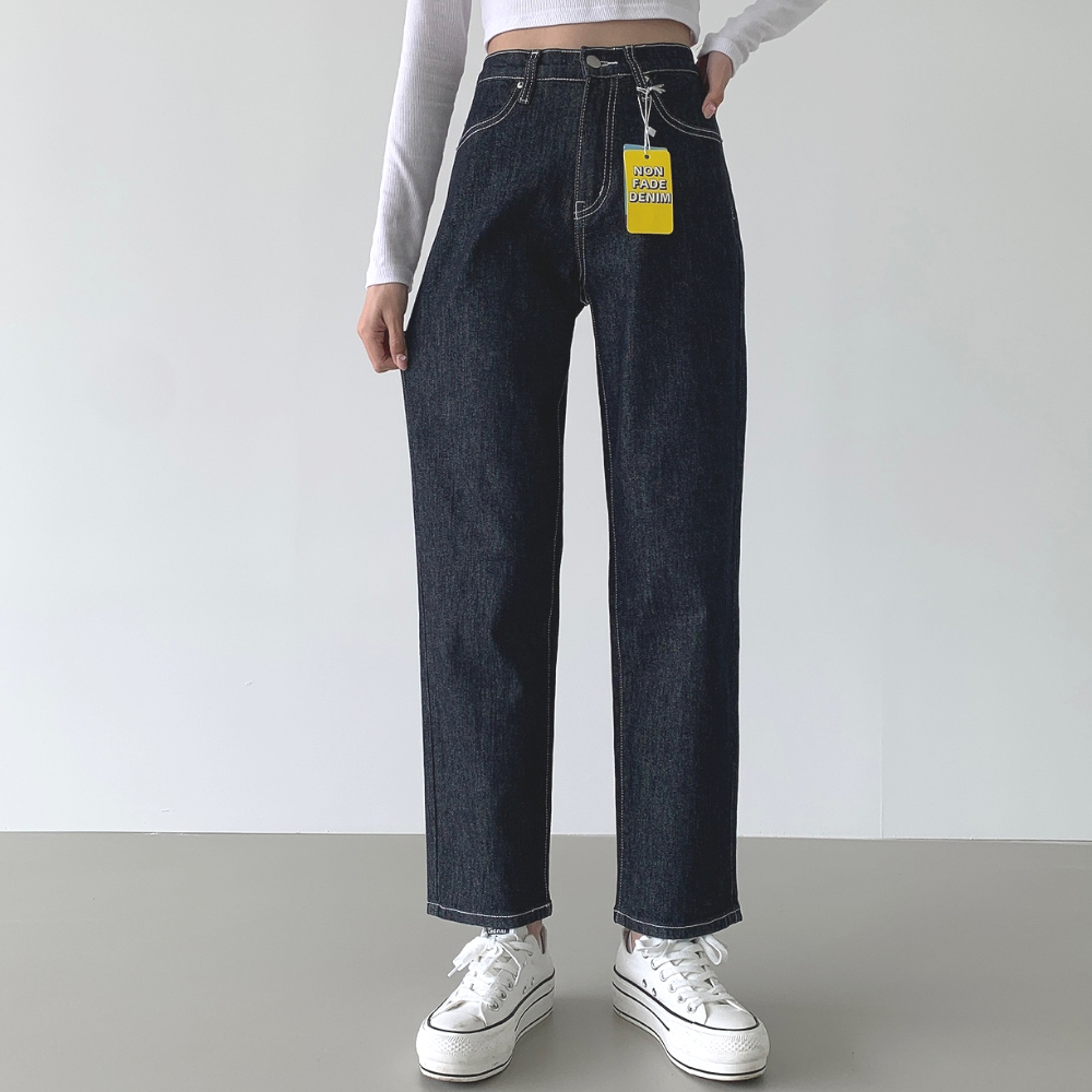 Dime ホワイトデニム ストレートパンツ Dime ホワイトデニム ストレートパンツ