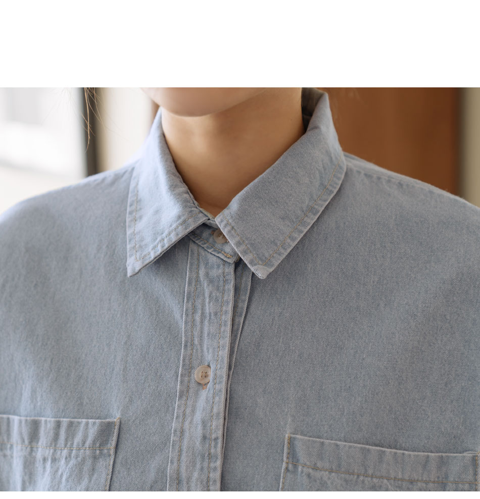   Jeans クロップドダッドデニムシャツ 楽天市場】【SALE／40%OFF】(W)フィット クロップドデニムシャツ