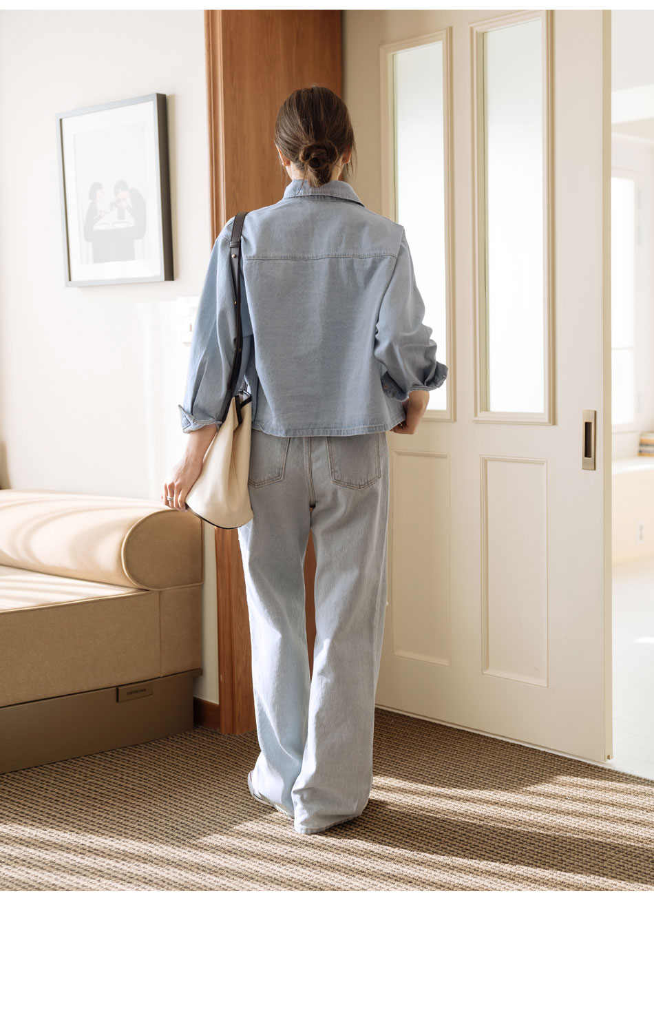 クロップドデニムシャツ | レディースファッション通販 - DHOLIC