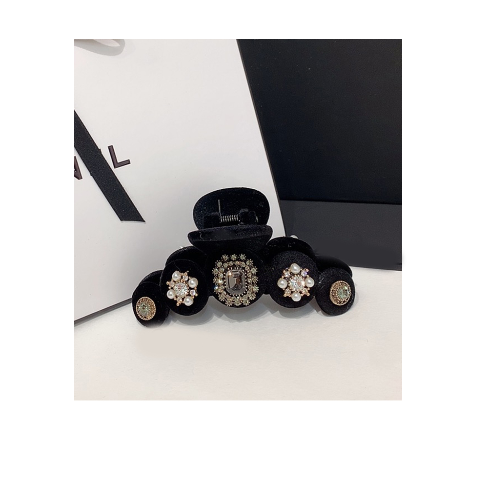 ベロアビジューバンスクリップ | レディースファッション通販