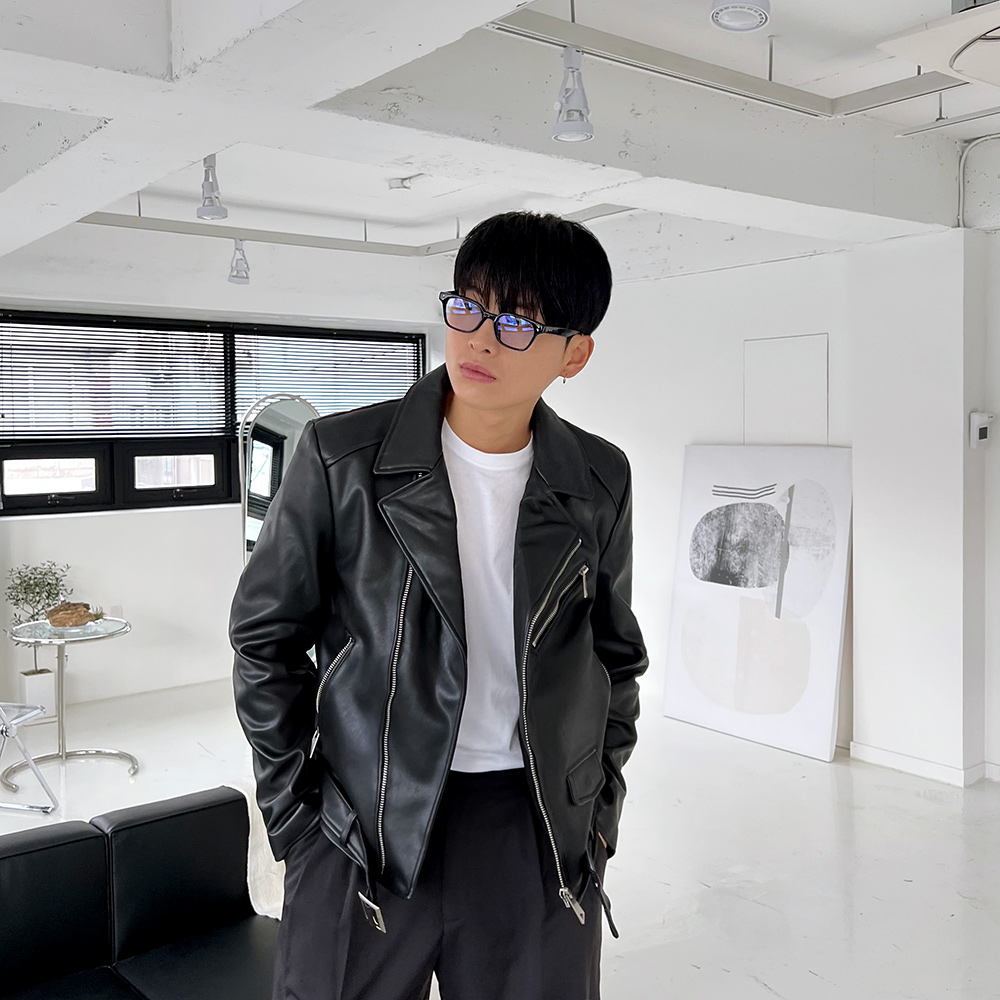 ベルト付ライダースジャケット | レディースファッション通販