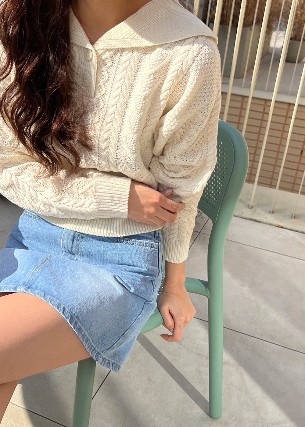 ［極美品］Dolce & Gabbana ライトブルー ミニスカート SMALL - DOLCE & GABBANA シルクスカート ブルー フリル ミニ