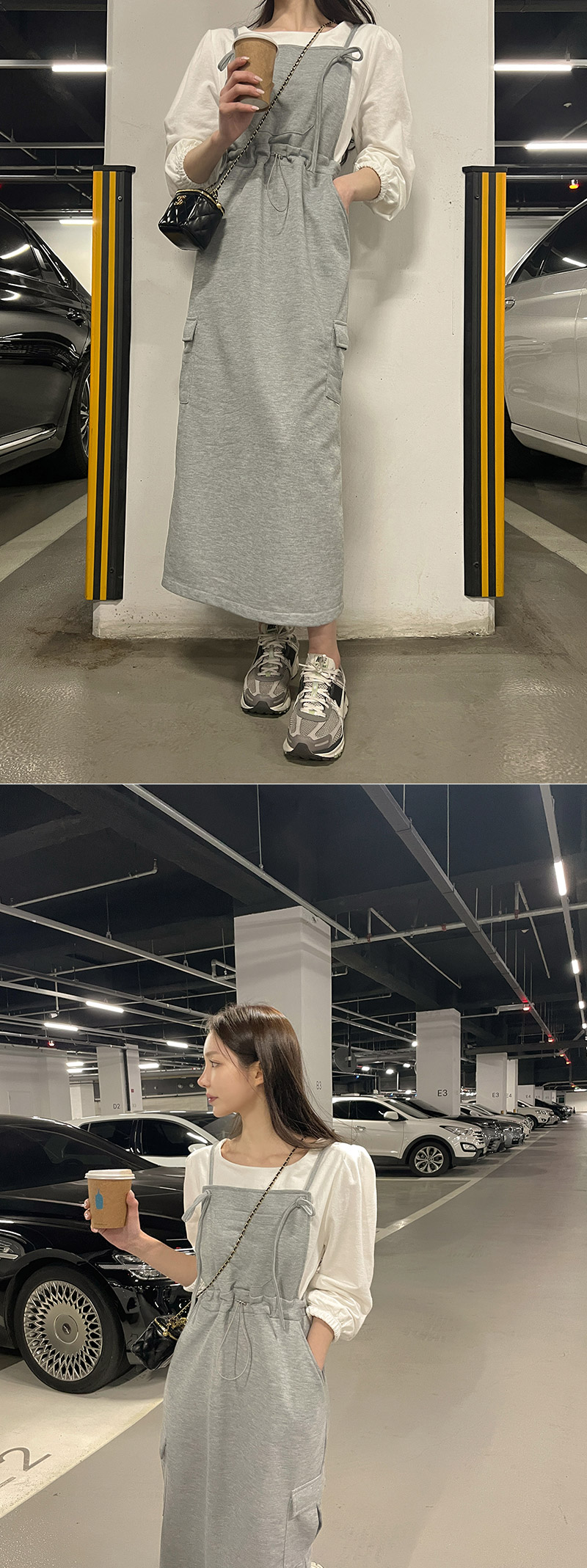 カーゴストリングノースリワンピース | レディースファッション通販