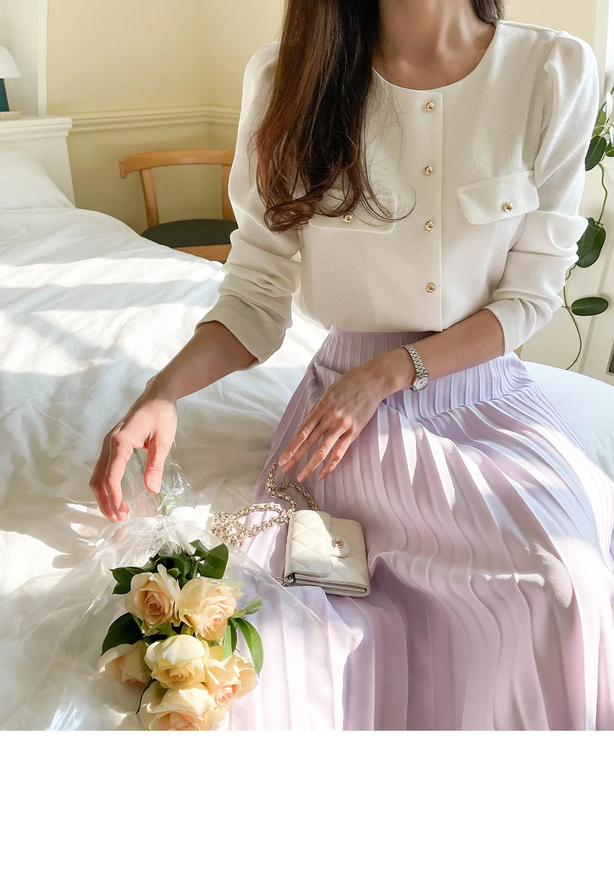 プリーツフレアスカート | レディースファッション通販 - DHOLIC 