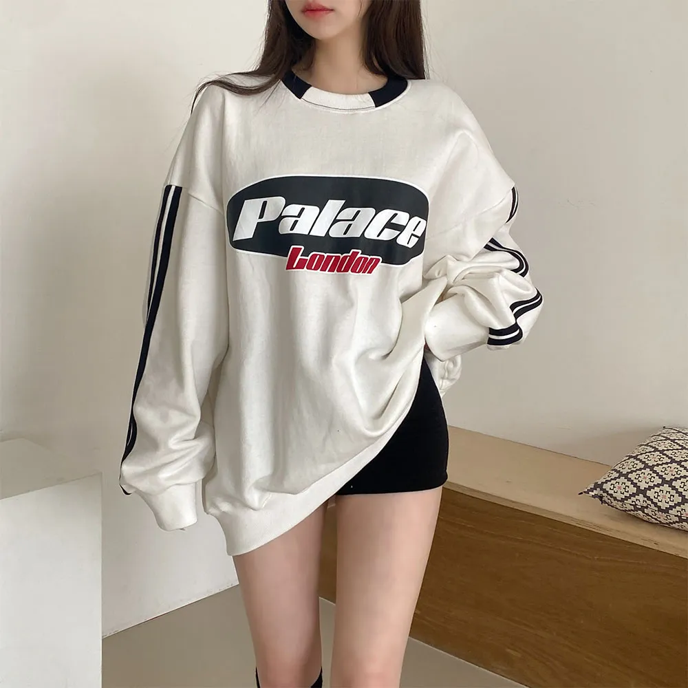 PALACE◇スウェット/S/コットン/WHT PALACE パレス スウェット グレー 