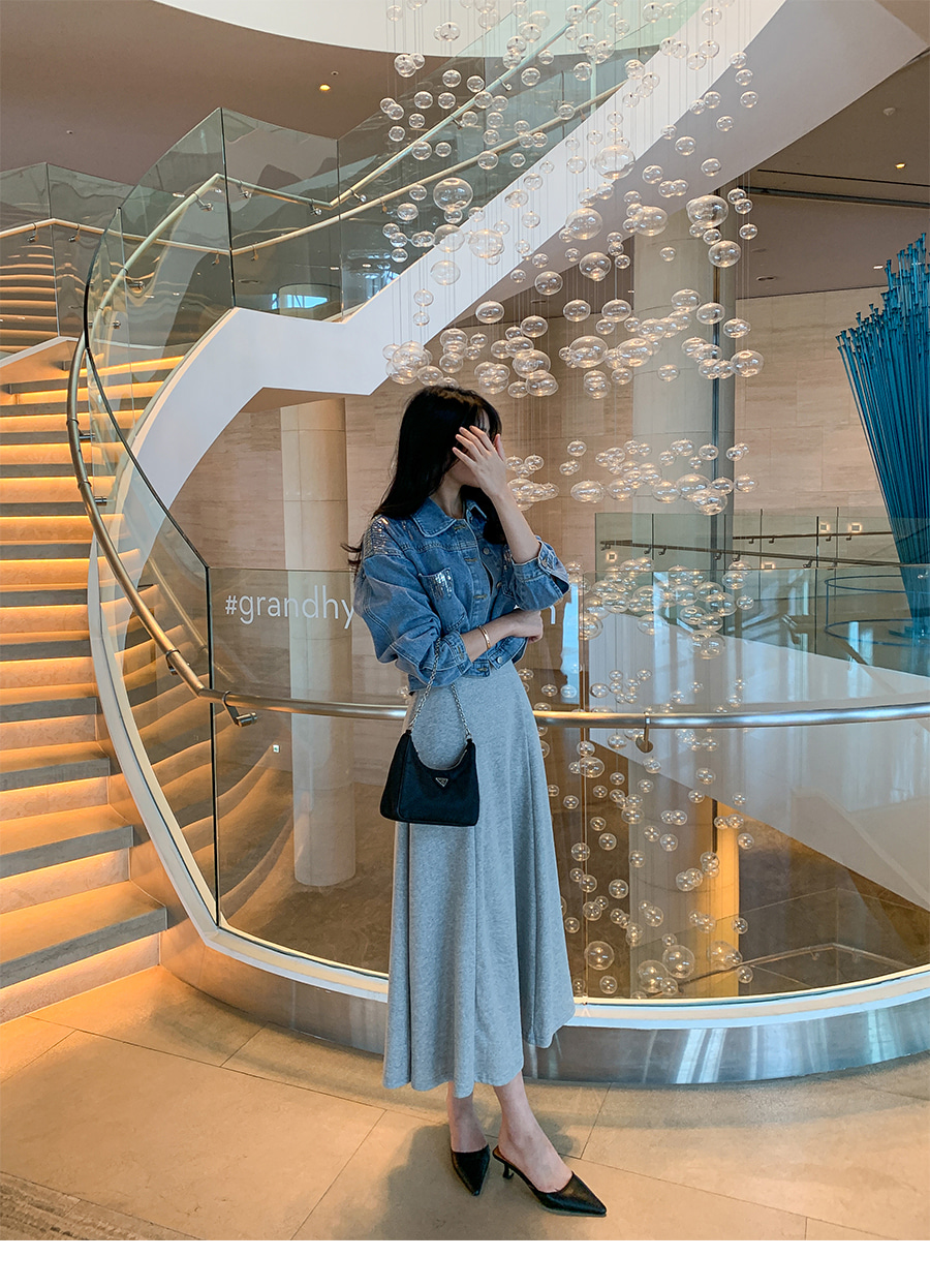 スパンコールデニムジャケット | レディースファッション通販 - DHOLIC