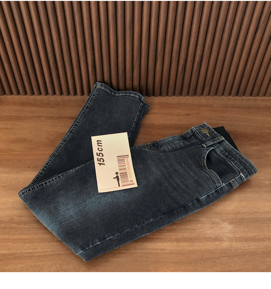 155Lineスリムストレートデニムパンツ | レディースファッション