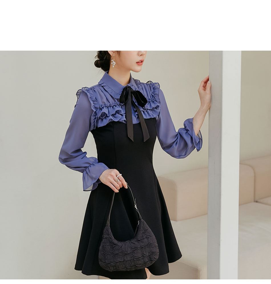 【Friends Like These】【日本未入荷】フリル シフォン ワンピ 3段フリルシフォンワンピース – BUNNY APARTMENT