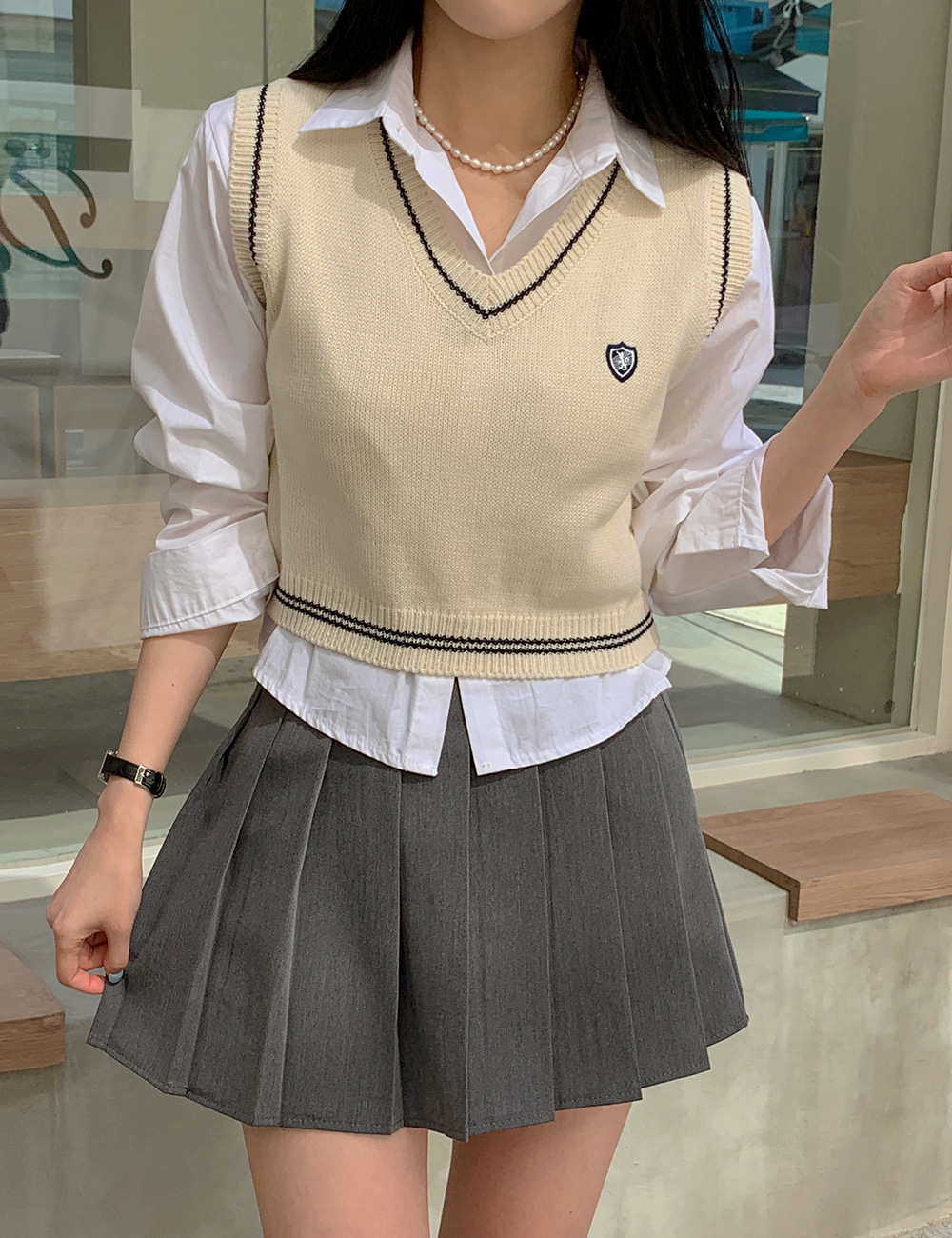 Studio Doe ミニスカート A-Line Short Skirt SLY | DAMAGE LINING ショートスカート (スカート(ミニ) ) |SHEL