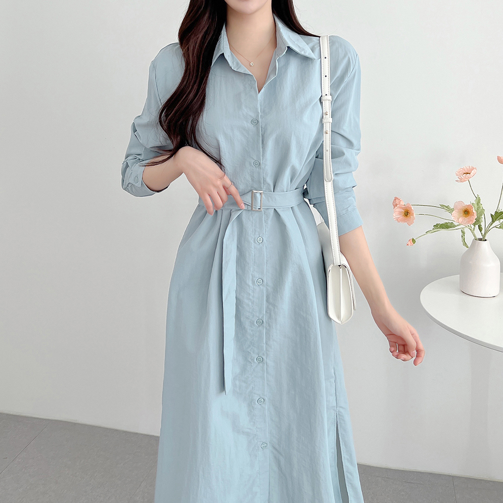 直営♪SPORTMAX ベルト付き ロングシャツ BIBLIOS Long shirt with belt, ecru | Sportmax