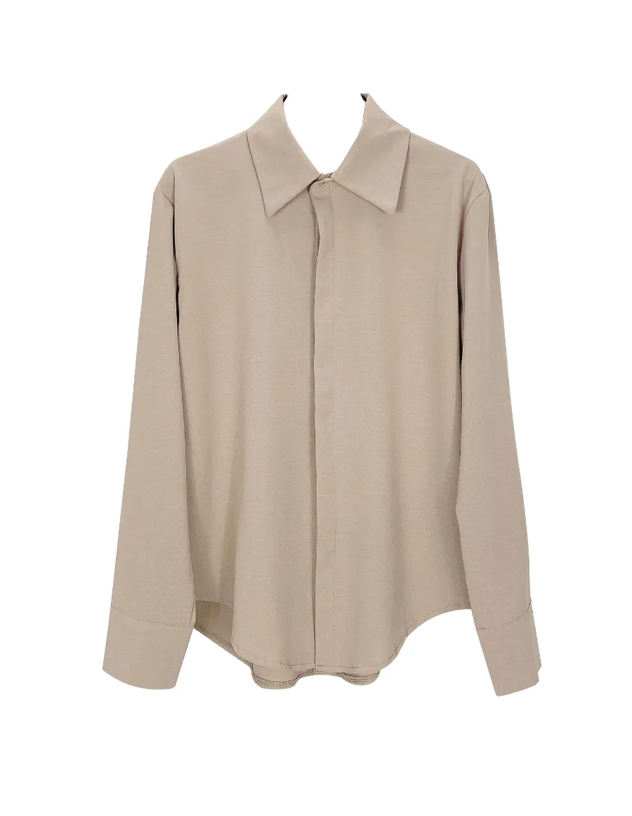 블라우스 크림 색상 이미지-S3L2