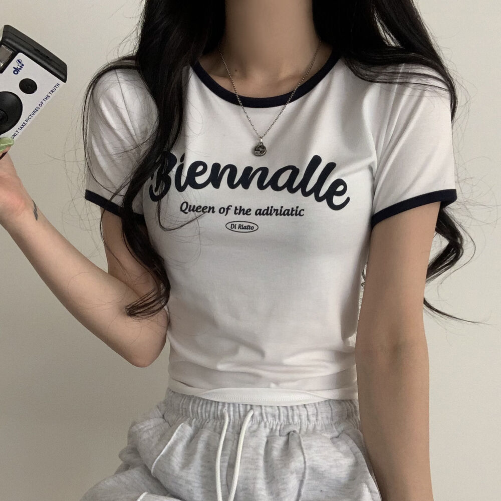 ロゴリンガーTシャツ | レディースファッション通販 - DHOLIC
