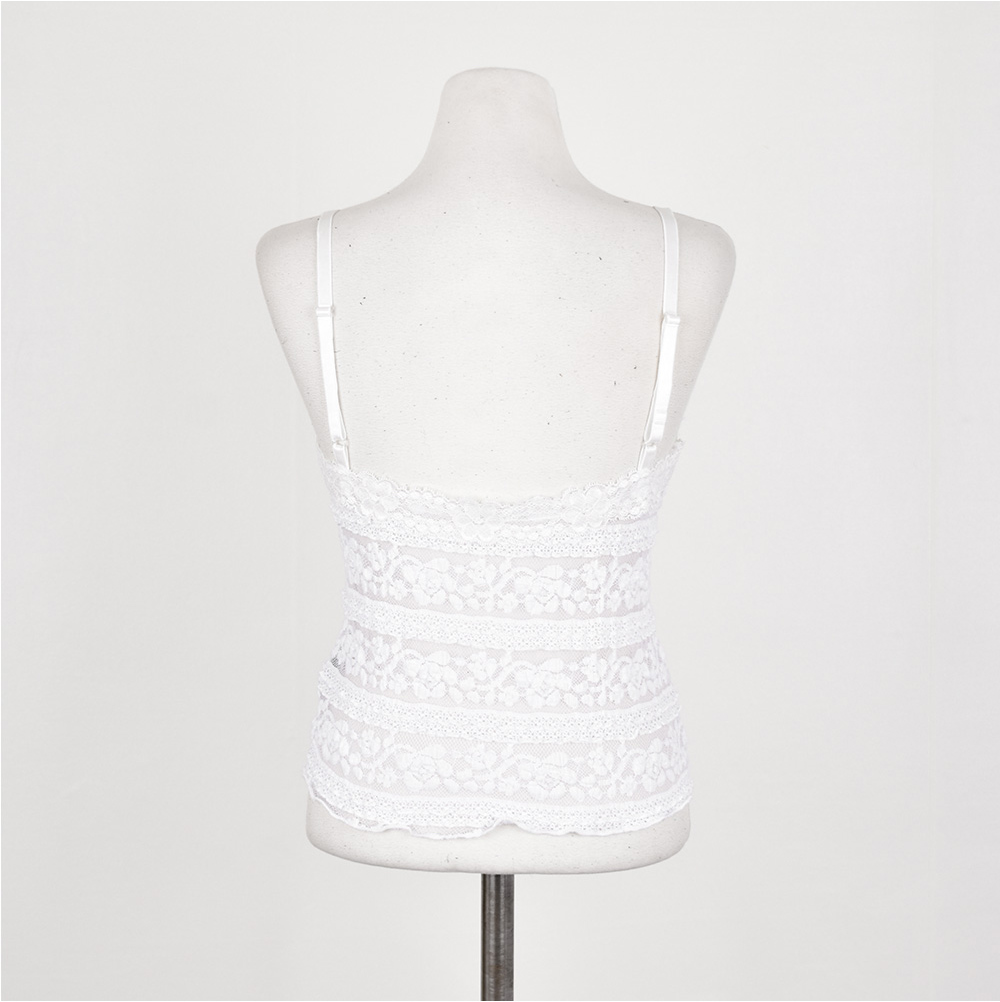 Vネックレースキャミソール | レディースファッション通販 - DHOLIC