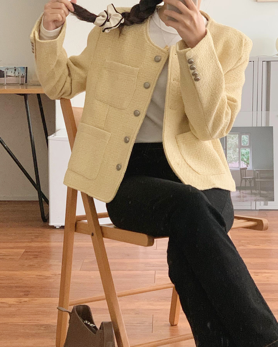 ポケットツイードジャケット | レディースファッション通販 - DHOLIC