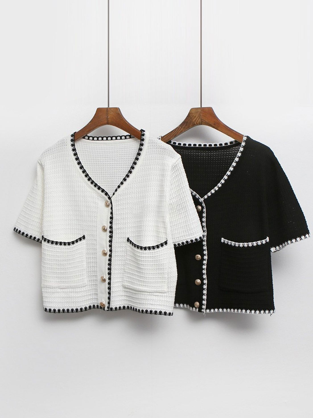 タグ付　未使用　美品　リエンダゴルフ　ニット ツイードカーディガン　半袖 RIENDA GOLF | 【一部店舗・WEB限定】【RIENDA GOLF】KNIT