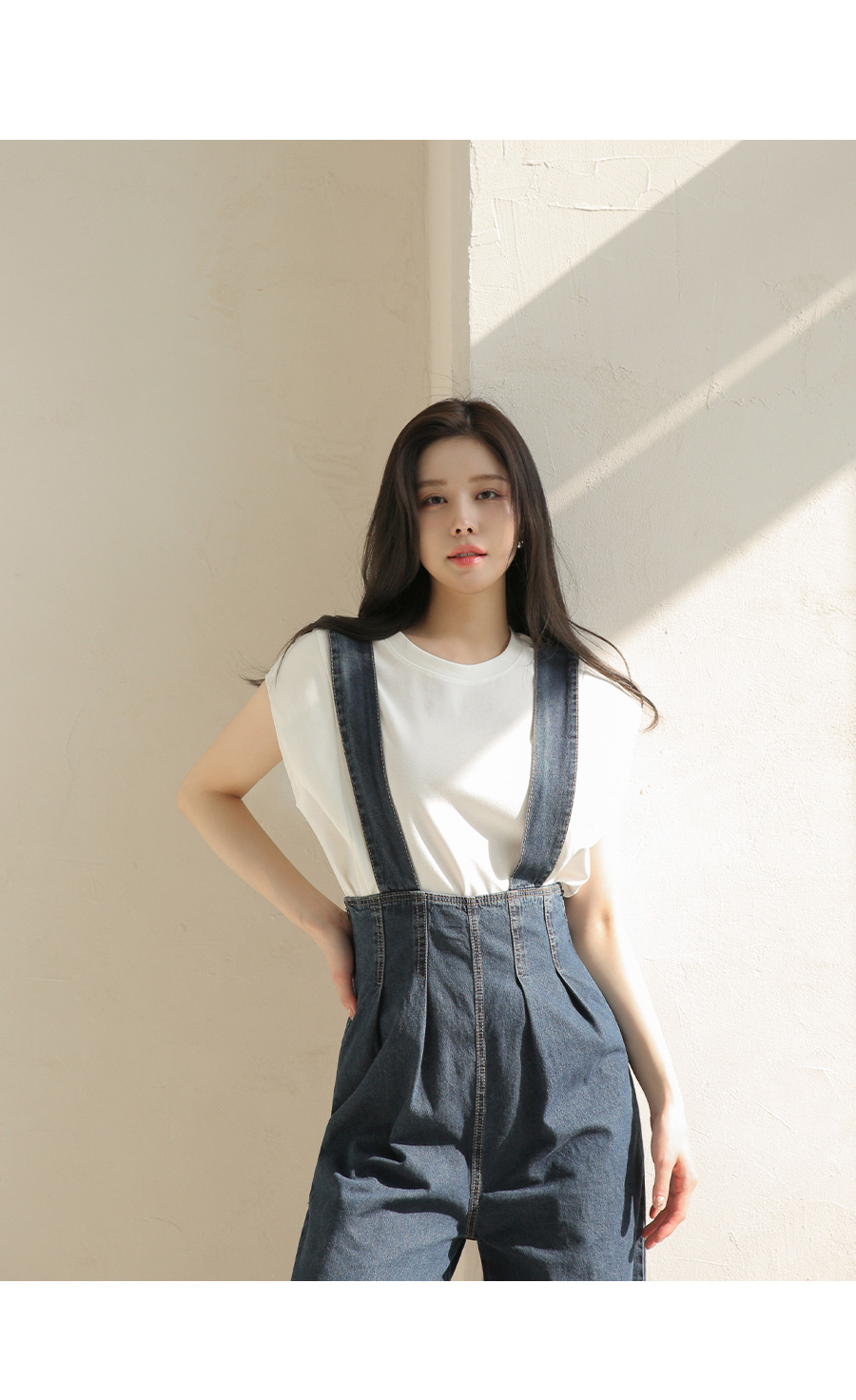 サスペンダー風ストラップデニムパンツ | レディース サスペンダー風ストラップデニムパンツ | レディース