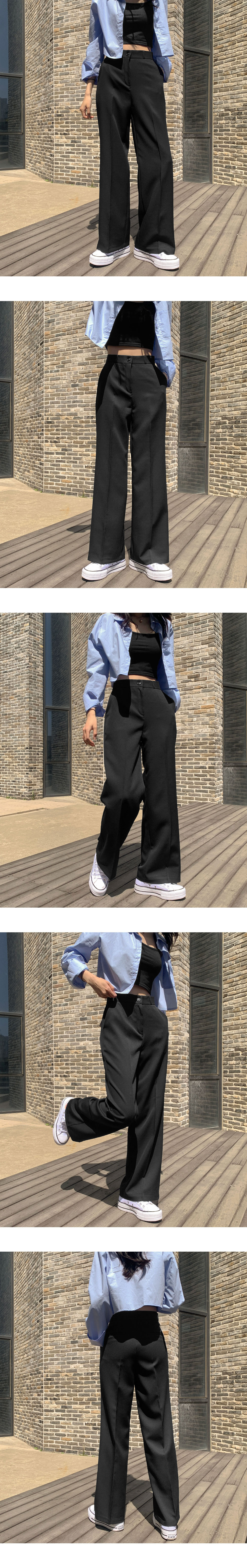 Dhal 5ポケット　スラックス　M 2TYPE内ゴムハイウエストスラックスパンツ | レディース