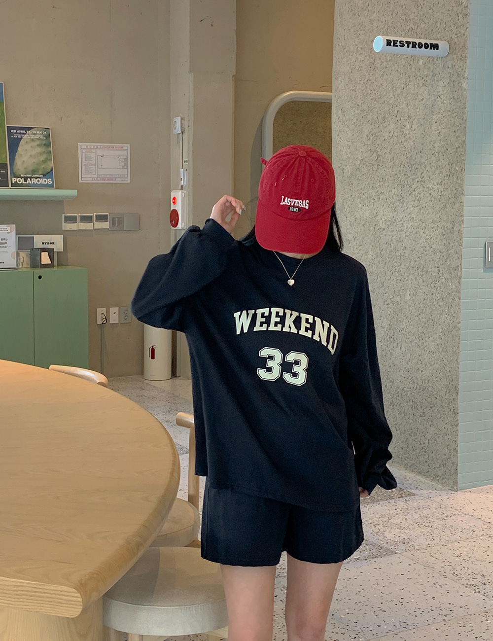33長袖Tシャツ&ショートパンツSET | レディースファッション通販 - DHOLIC