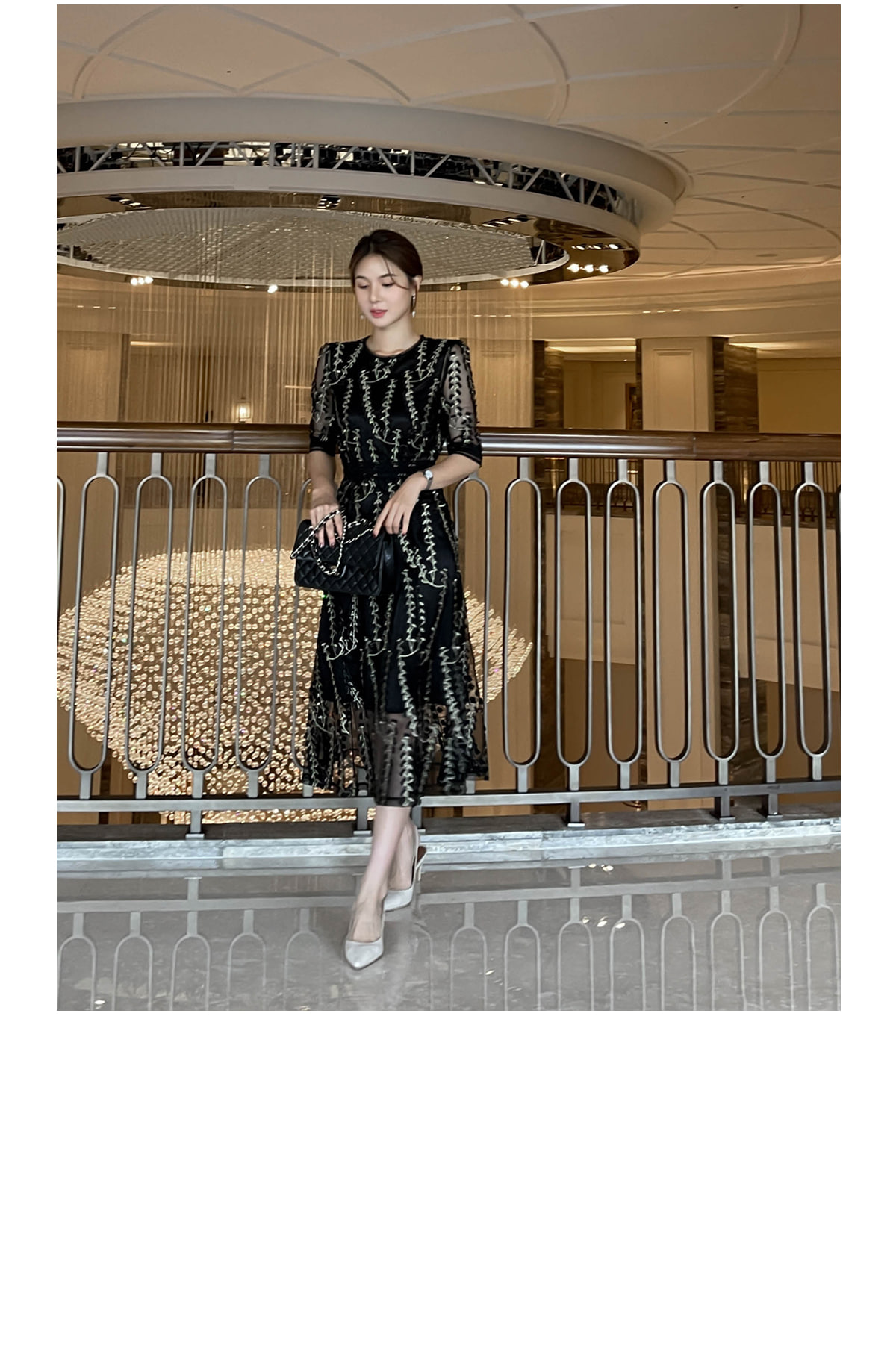 リリー　EPOCA エポカ　ドレス　ワンピース　シースルー　刺繍 リリー様専用 EPOCA エポカ ドレス ワンピース シースルー 刺繍