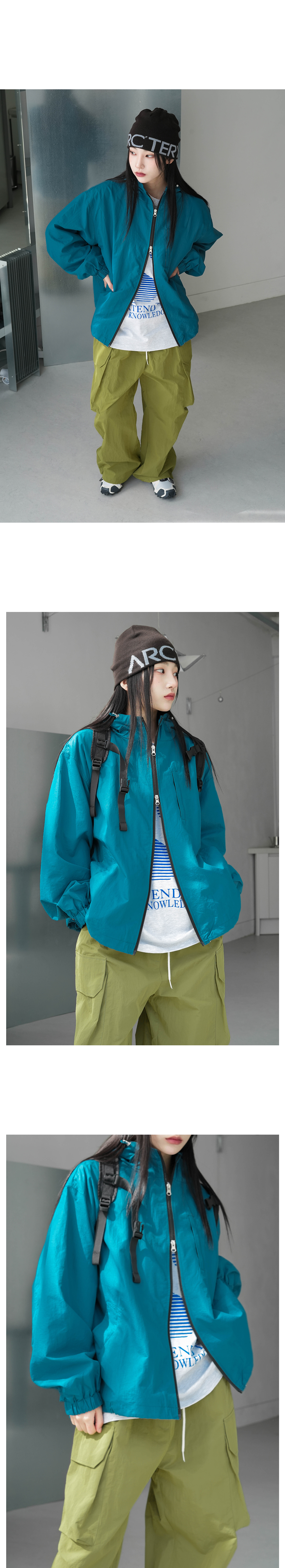 ダブルジップウィンドブレーカー | レディースファッション通販 - DHOLIC