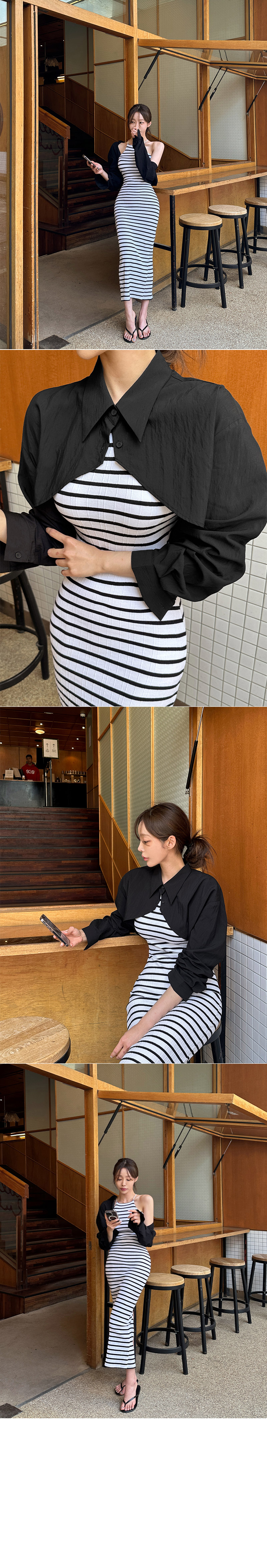 カップ付きホルターネックワンピース | レディースファッション