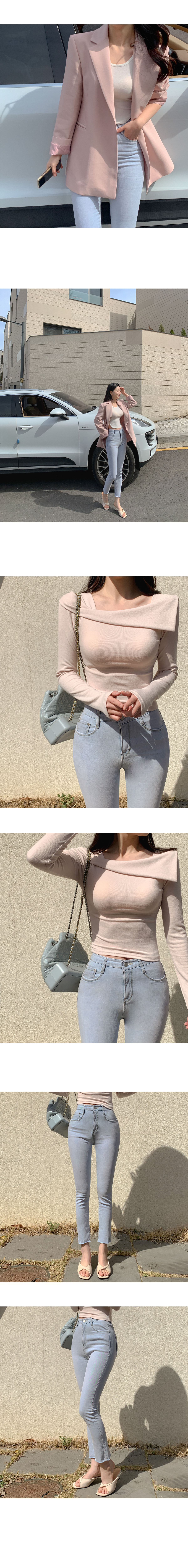 アイスライトブルースキニーデニムパンツ | レディースファッション