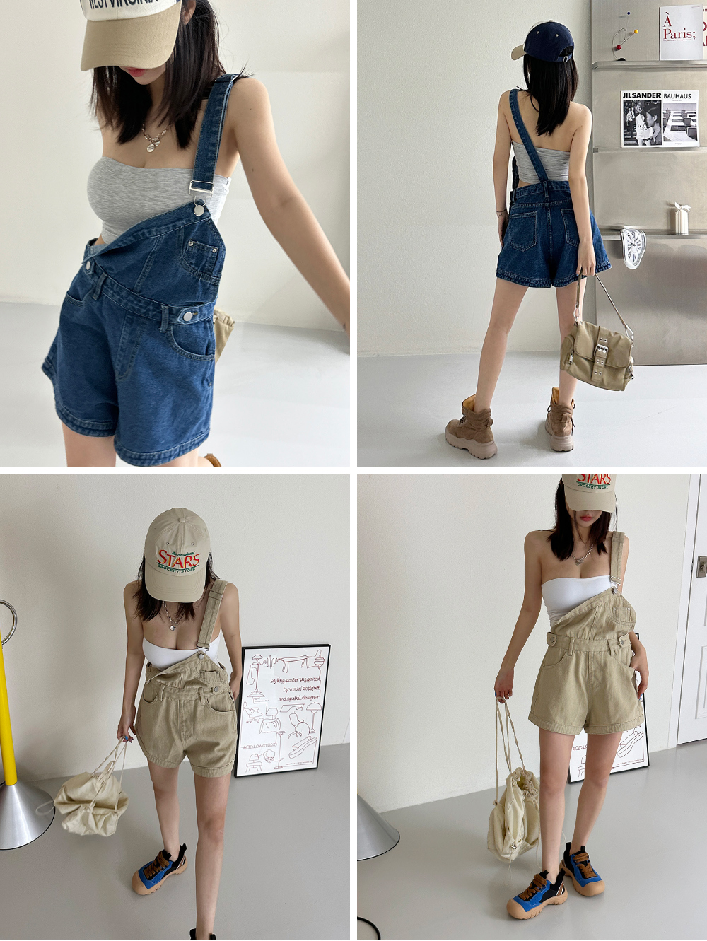 レア☆新品d.i.a.☆2wayサロペット、ショーパン デニム GISELe 10月号掲載】atelier SOMETHING/アトリエサムシング W