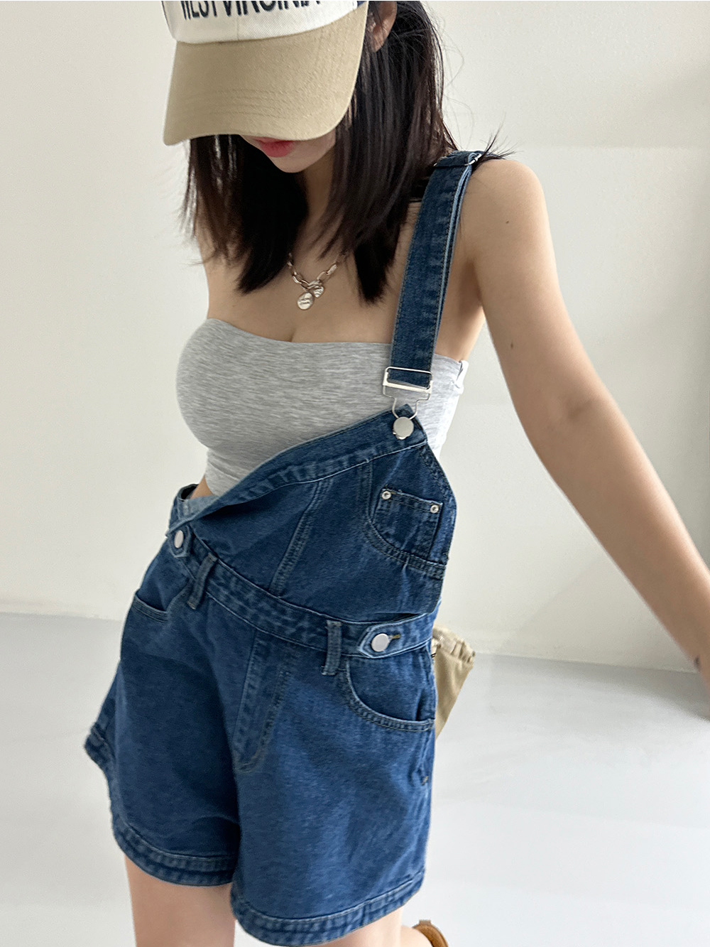 レア☆新品d.i.a.☆2wayサロペット、ショーパン デニム 1632768_info_20230503_170210_2