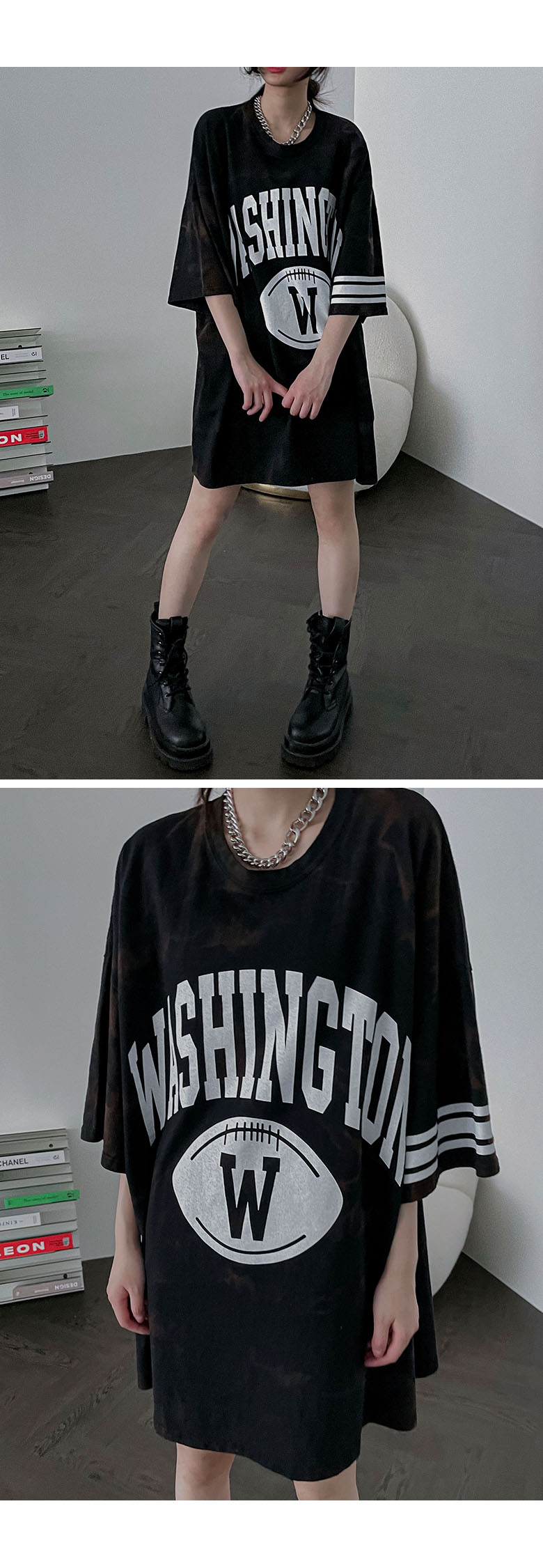 売れ筋商品|||ビーヤング Tシャツ レディース トップス BYIane - Top - black Regen Glanz tシャツ heavy weight crewneck T-shirt