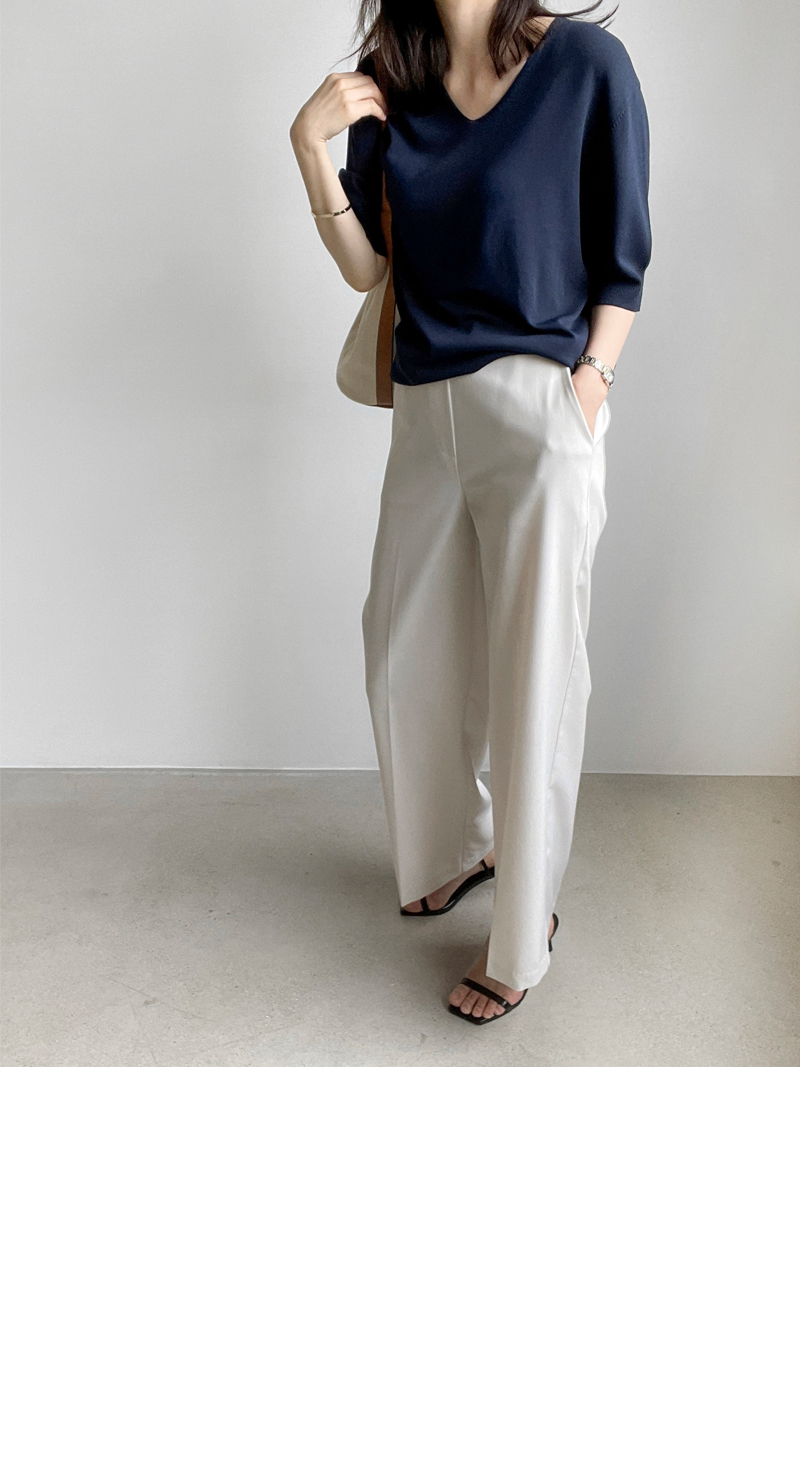美品 ストラスブルゴ NINA RICCI アイボリー Vネックサマーニット M 美品 ストラスブルゴ NINA RICCI アイボリー Vネックサマー