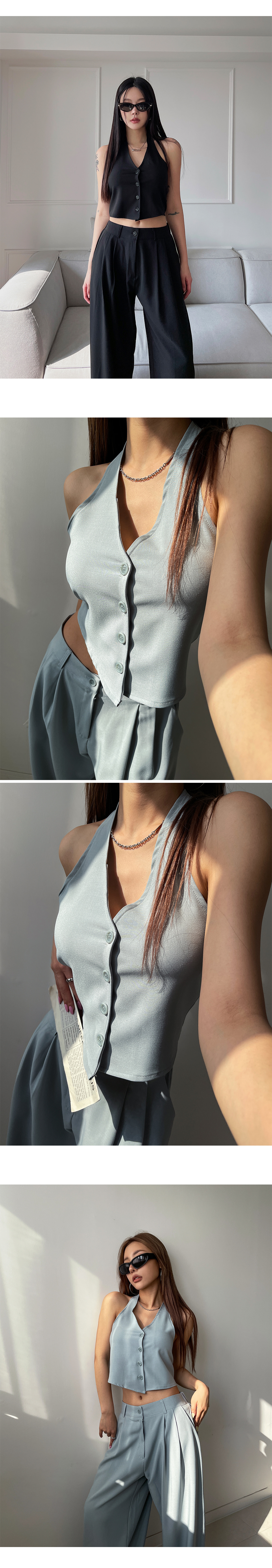 ホルターネックベスト | レディースファッション通販 - DHOLIC