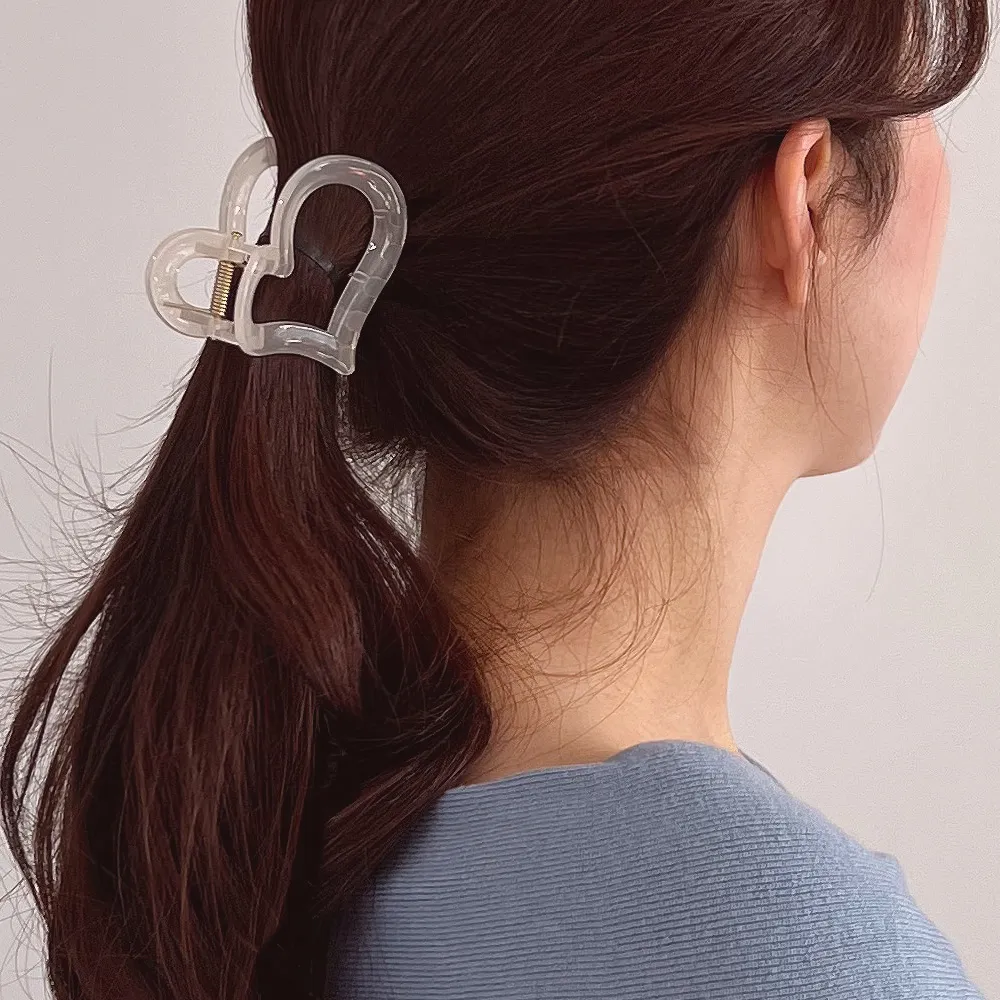 クリアハートヘアクリップ | レディースファッション通販 - DHOLIC 