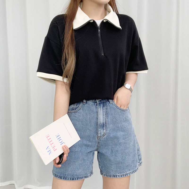 ポルテ　PORTE 半袖Tシャツ、ハーフパンツ ハーフボタン半袖Tシャツ | レディースファッション通販 - DHOLIC