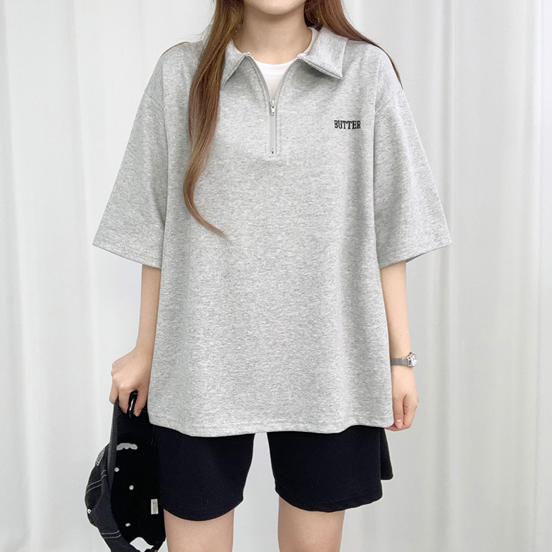 BUTTERハーフジップTシャツ | レディースファッション通販 - DHOLIC