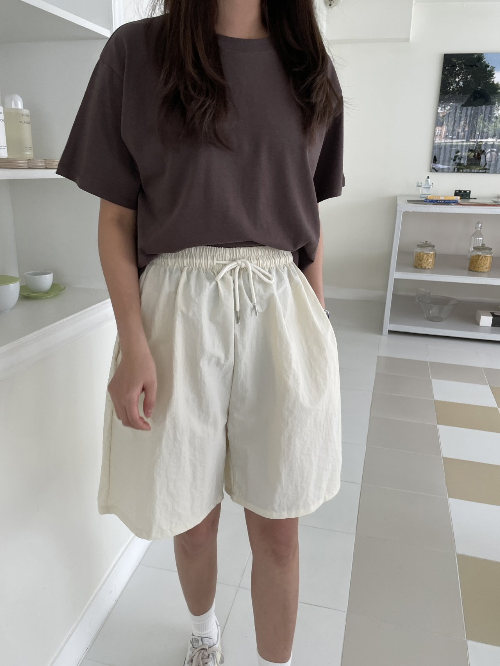 ストリングナイロンハーフパンツ | レディースファッション通販