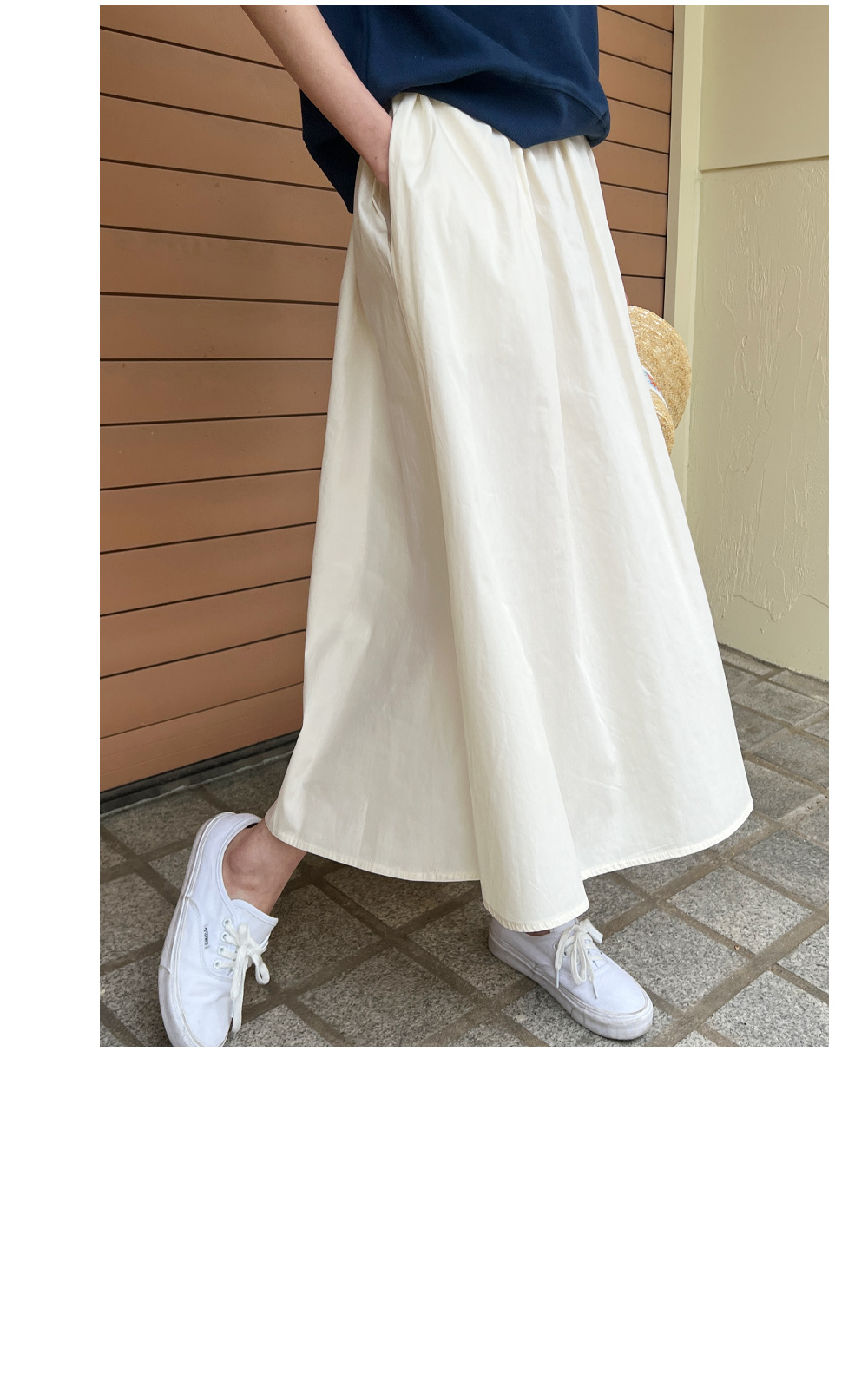 ラウンド切り替えノースリーブワンピース | レディースファッション