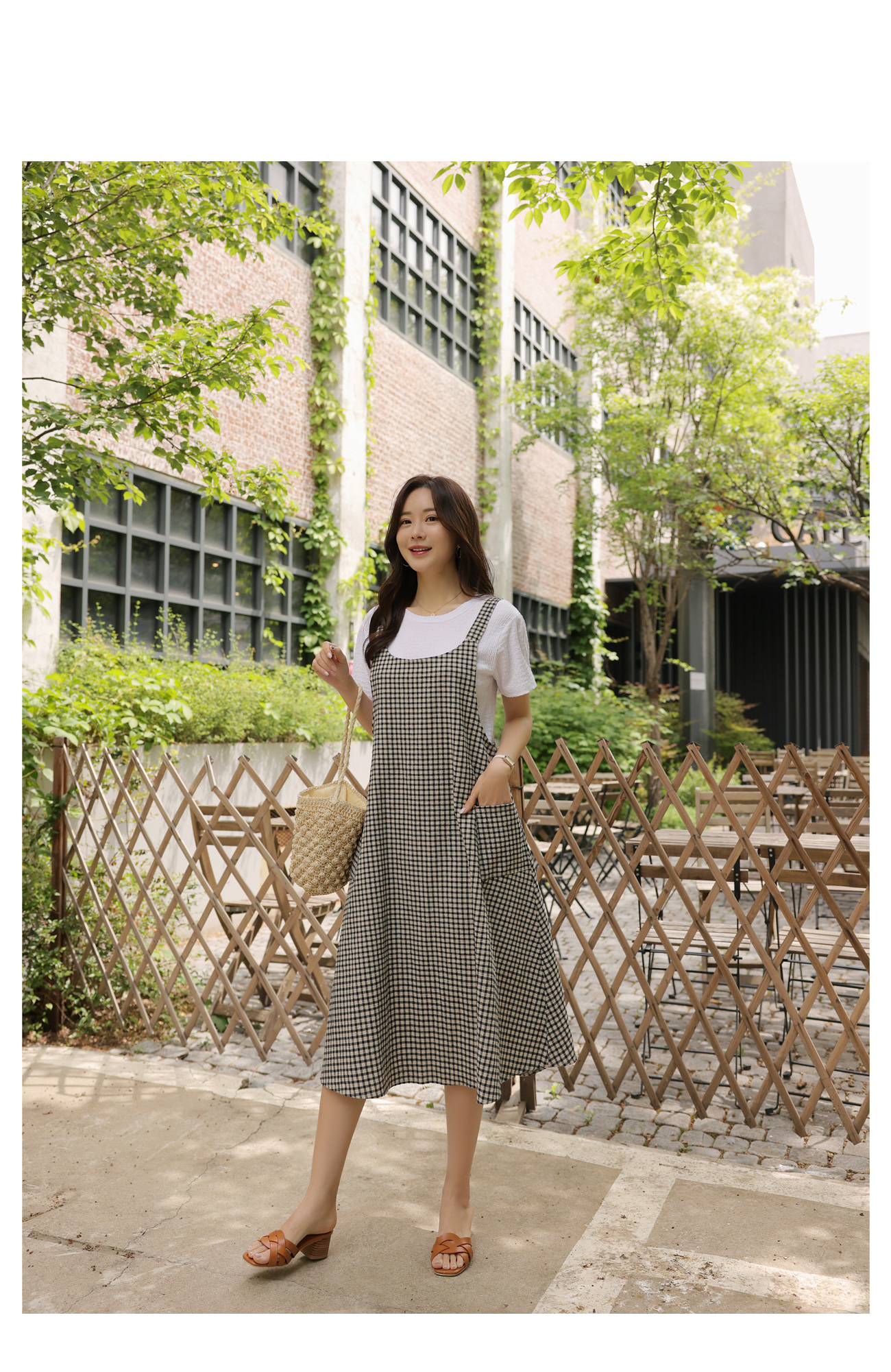 ギンガムチェック柄ワンピース | 衣料 | axes femme online shop