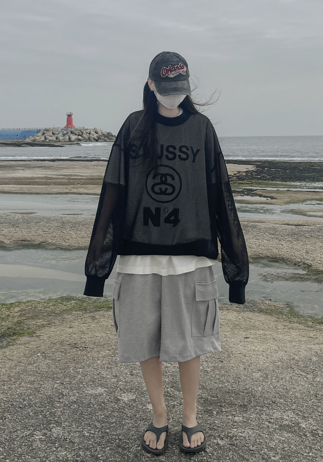 メッシュシースルースウェット | レディースファッション通販