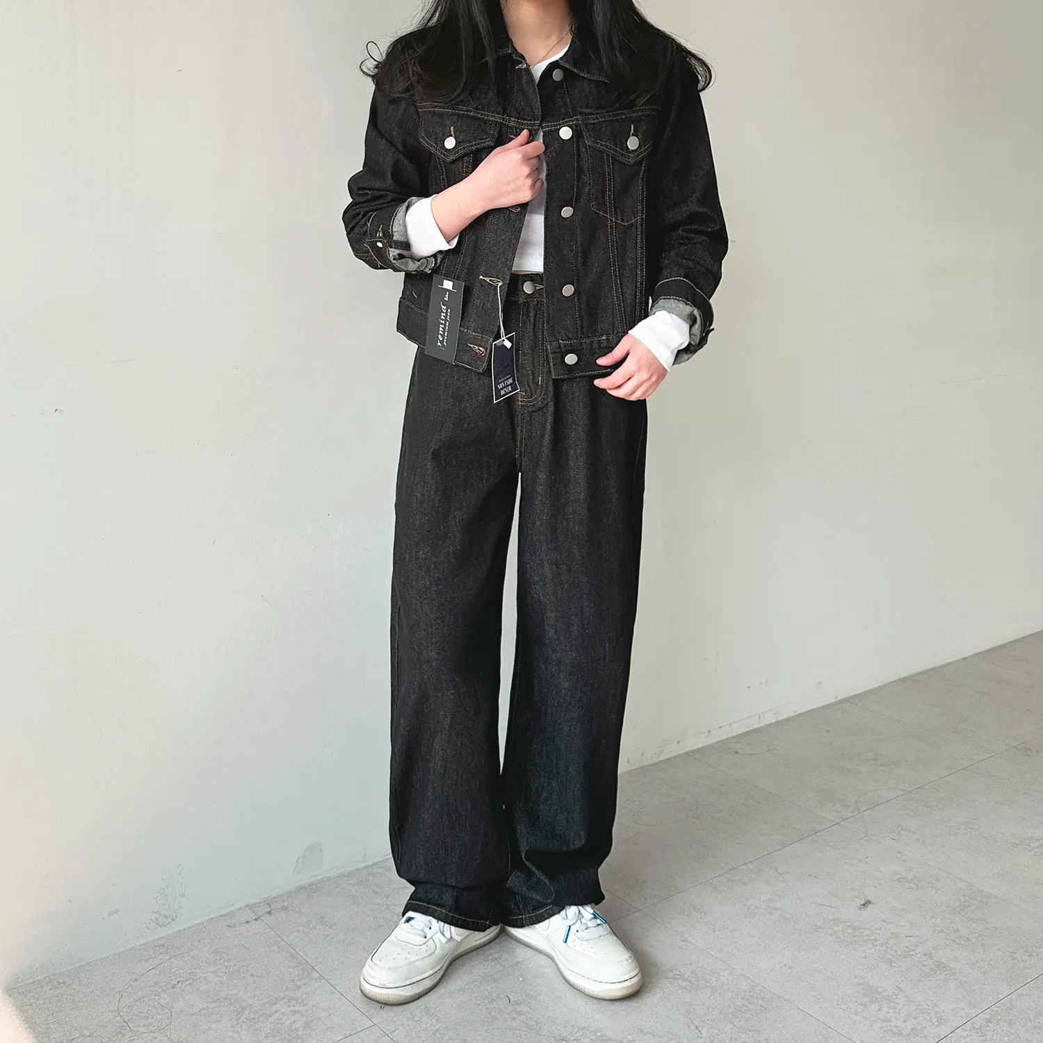ワイドストレートデニムパンツ | レディースファッション通販