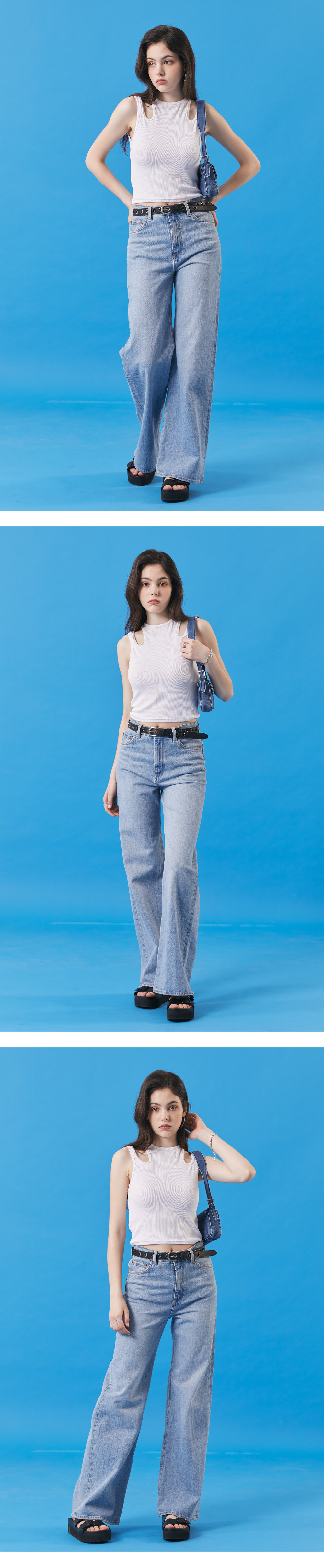 カットアウトタンクトップ(WHITE) | レディースファッション通販