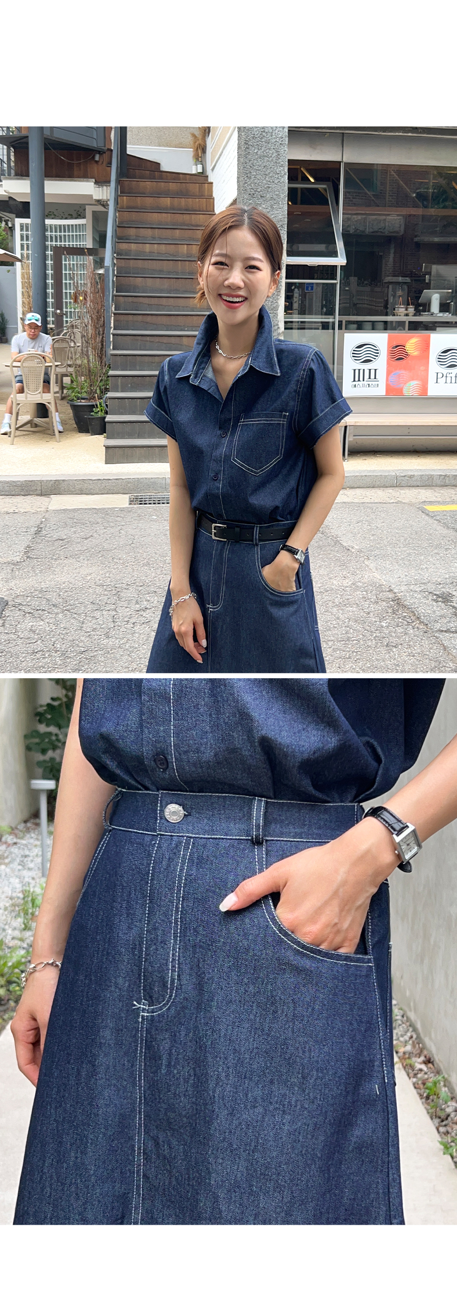 デニムシャツ&スカートSET | レディースファッション通販 - DHOLIC デニムシャツ&スカートSET | レディースファッション通販 - DHOLIC
