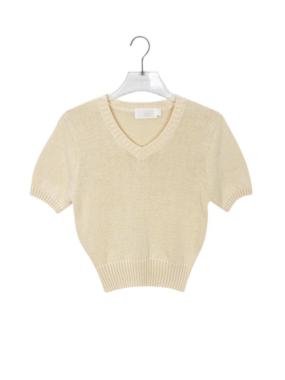 Traditional Weatherwear ⭐︎ 半袖ニットベージュ　極美品 Traditional Weatherwear ⭐︎ 半袖ニットベージュ 極美品