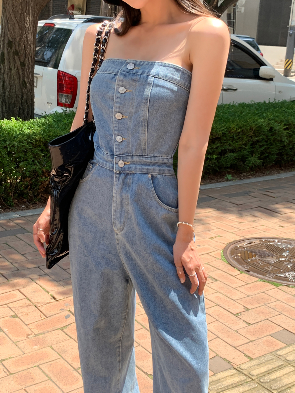 専用です！L´ATELIER DENIME D´ IENA オールインワン SOMETHING オールインワン atelier STAND COLLAR JUMP SUIT