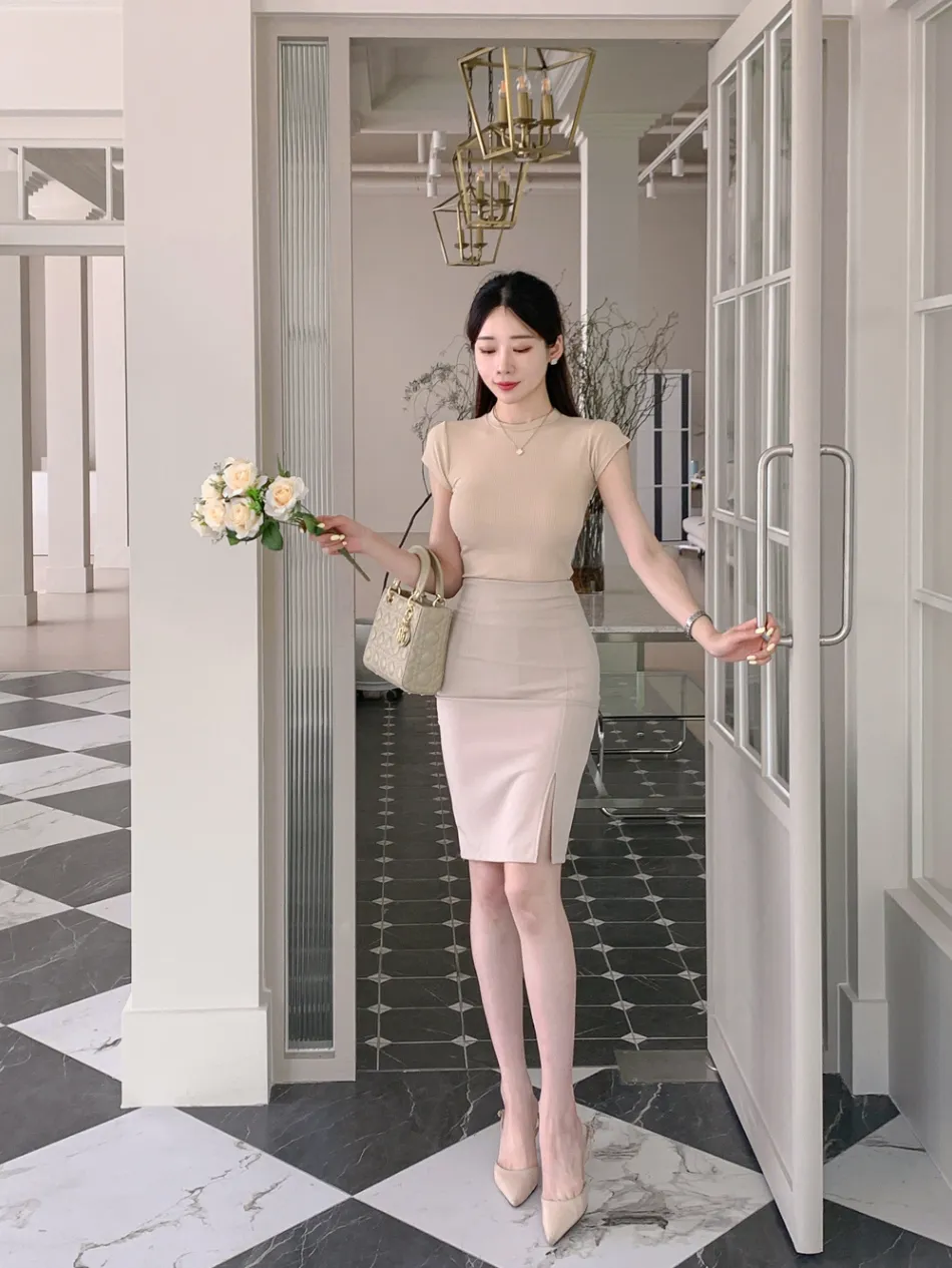 드레스 모델 착용 이미지-S2L129