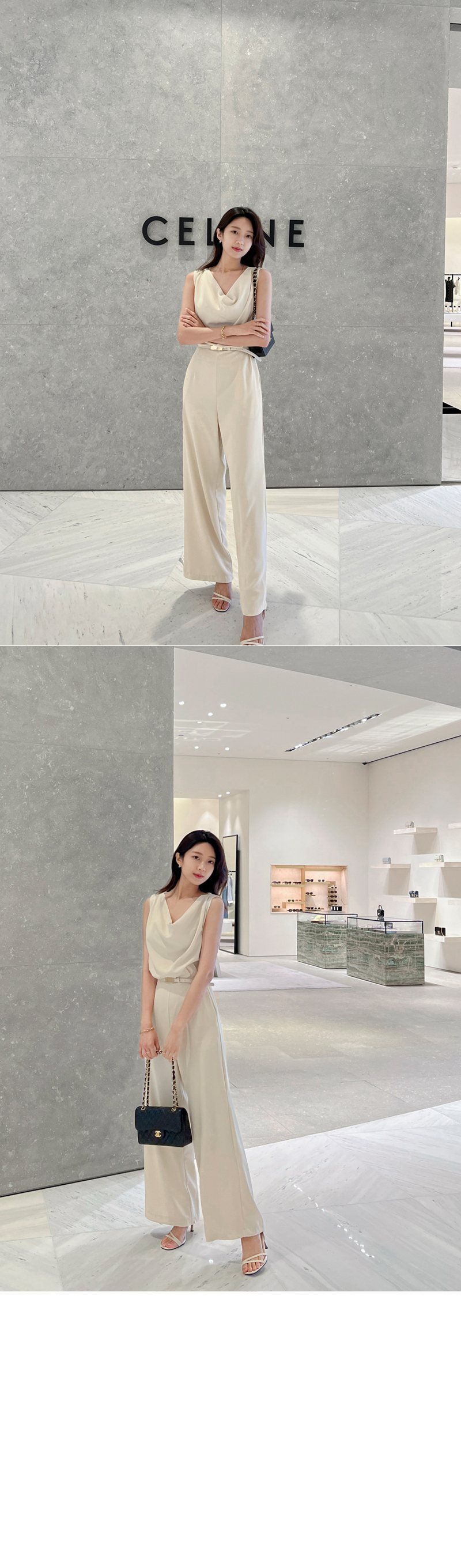 ソロイスト ノースリーブオールインワン ETRE TOKYO サロペット オーバーオール 「ZOZO限定カラー