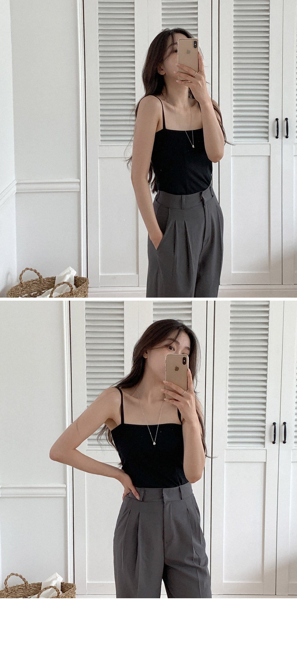 ★minagram★ サマーピンタックワイドスラックスパンツ(4color) サマーピンタックワイドスラックスパンツ | レディース