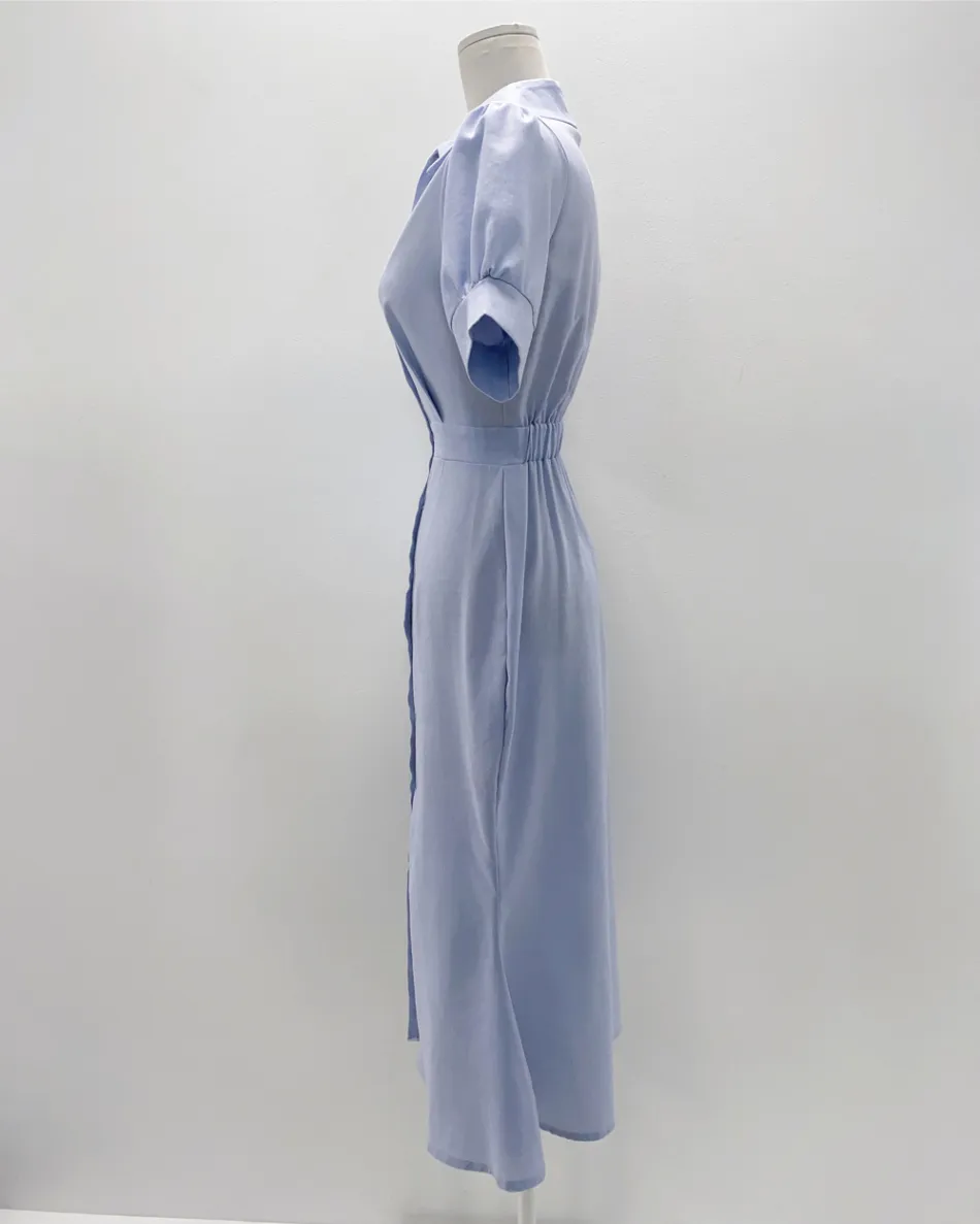 긴 드레스 라벤더 색상 이미지-S1L36